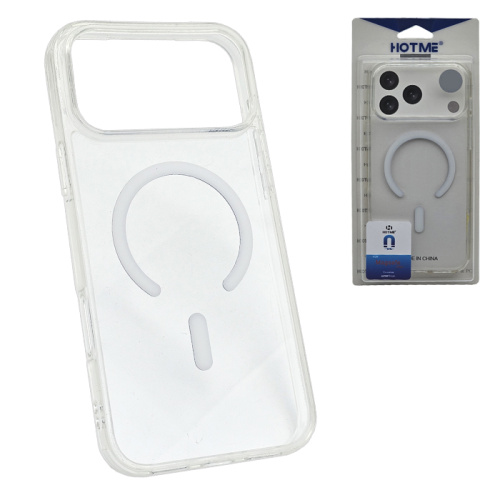 Чехол-крышка #46 hotme (magsafe) для iphone 17 pro прозрачный