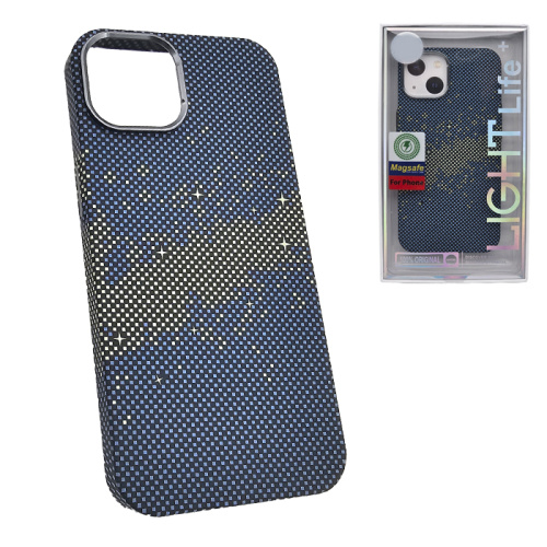 Чехол-крышка #47 light pixel star (magsafe) для iphone 11 синий