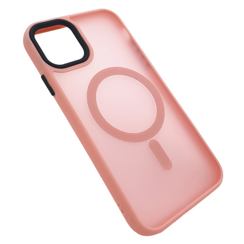 Чехол крышка magnetic collection mil-std для iphone 11 розовый