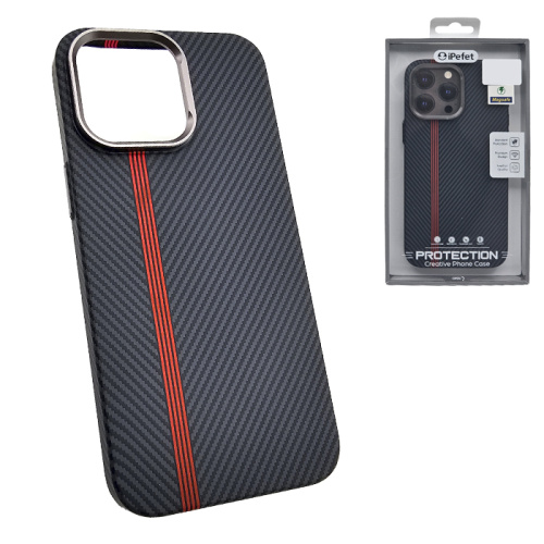 Чехол-крышка #53 ipefet magsafe для iphone 15 pro max carbone (11)