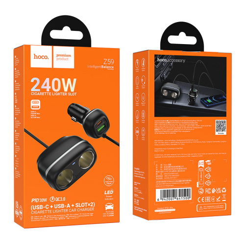 Азу hoco z59 (pd30w/240w) черная