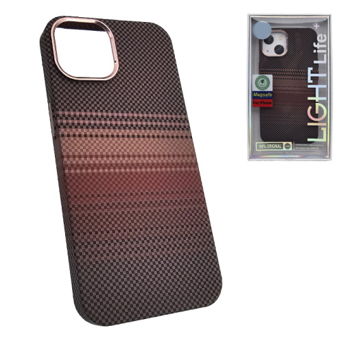 Чехол-крышка #47 light sunset (magsafe) для iphone 13/14 коричневый