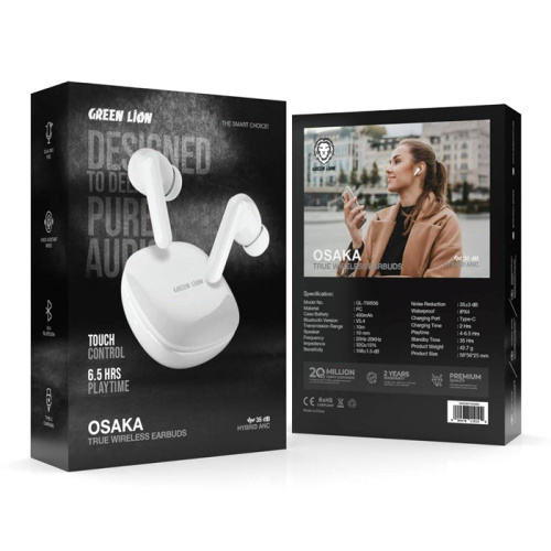 Tws green lion osaka gl-tws56 белые