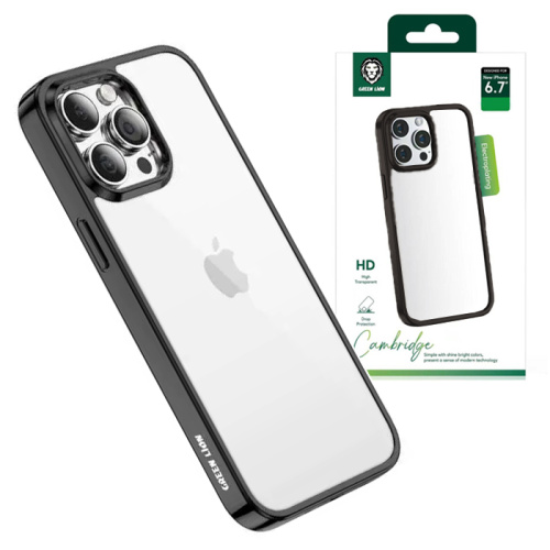 Чехол-крышка green lion cambridge case для iphone 14 pro max черный