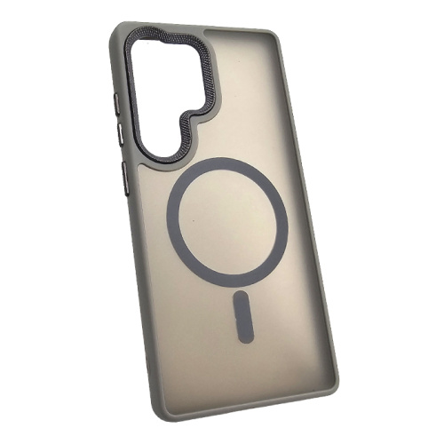 Чехол крышка magnetic collection mil-std для Samsung s25 ultra серый