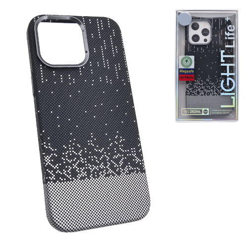 Чехол-крышка #47 light pixel (magsafe) для iphone 15 pro max черный