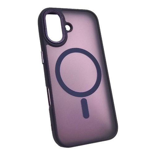Чехол крышка magnetic collection mil-std для iphone 17 фиолетовый