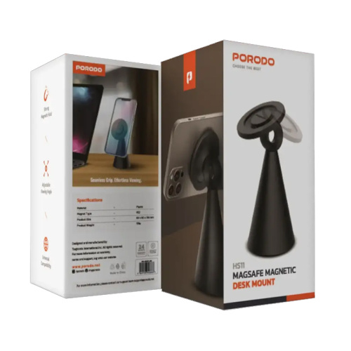 Держатель телефона porodo n52 (pd-hsm11-bk ) magsafe черный