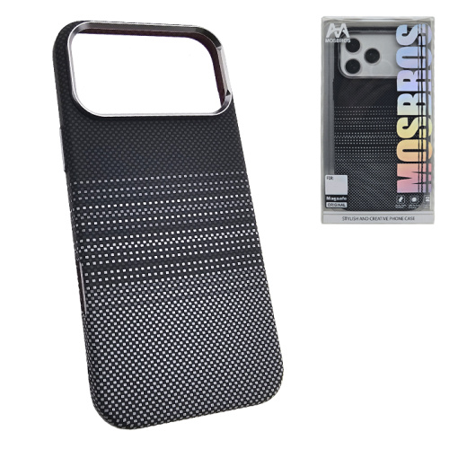 Чехол-крышка #36 mosbros (mag) sunset для iphone 17 pro черно-белый (j46) 