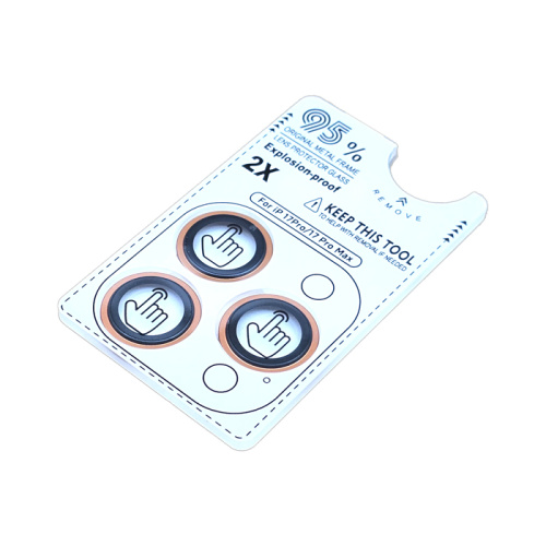 Стекло защитное на камеру marooke для iphone 17 pro/17 pro max оранжевый (блистер)