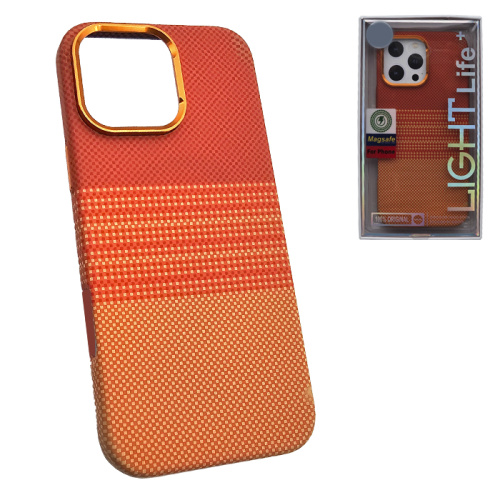 Чехол-крышка #47 light moonrise (magsafe) для iphone 15 pro оранжевый