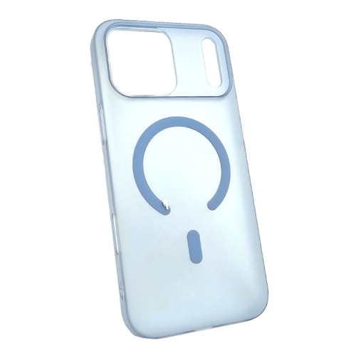 Чехол-крышка #41 для iphone 17 pro голубая