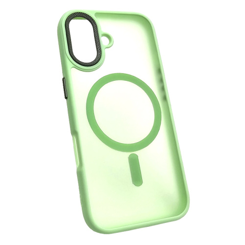 Чехол крышка magnetic collection mil-std для iphone 17 светло-зеленый