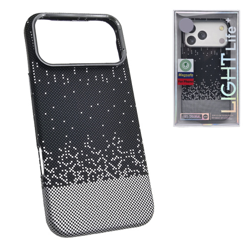 Чехол-крышка #47 light pixel (magsafe) для iphone 17 pro max черный