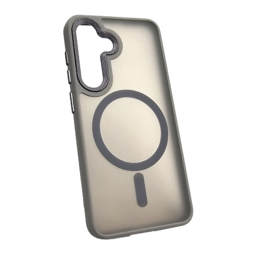 Чехол крышка magnetic collection mil-std для Samsung s25 серый