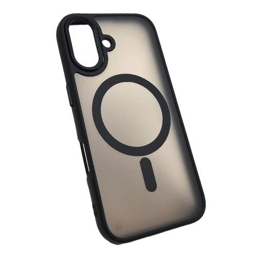 Чехол крышка magnetic collection mil-std для iphone 17 черный