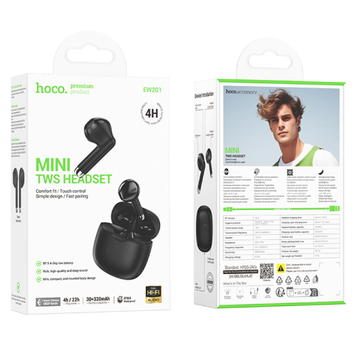 Hoco tws ew201 черные