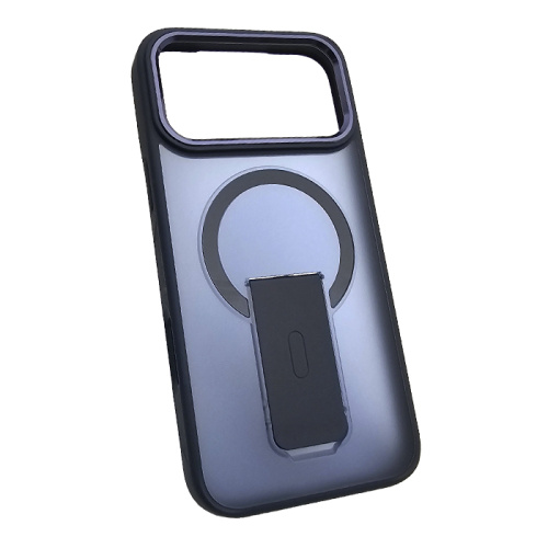 Чехол-крышка #40 с подставкой для iphone 17 pro max синяя