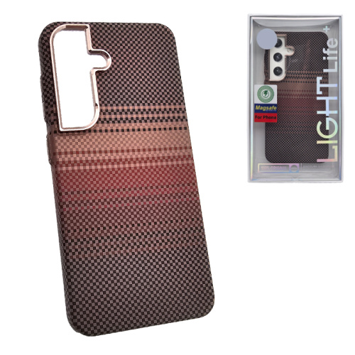 Чехол-крышка #47 light sunset (magsafe) для Samsung s25 коричневый