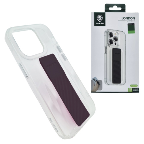 Чехол-крышка green lion london slim hybrid case для iphone 14 pro черный