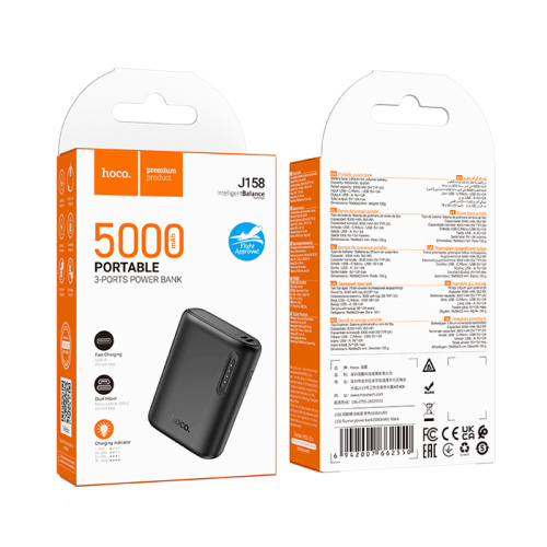 Пзу hoco j158 5000mah (2a) черный