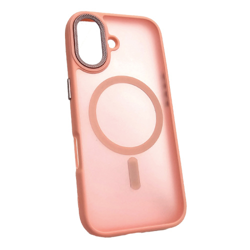 Чехол крышка magnetic collection mil-std для iphone 17 розовый