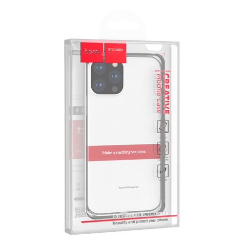 Чехол-силикон hoco series tpu для iphone 15 pro прозрачный