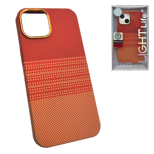 Чехол-крышка #47 light moonrise (magsafe) для iphone 15 оранжевый