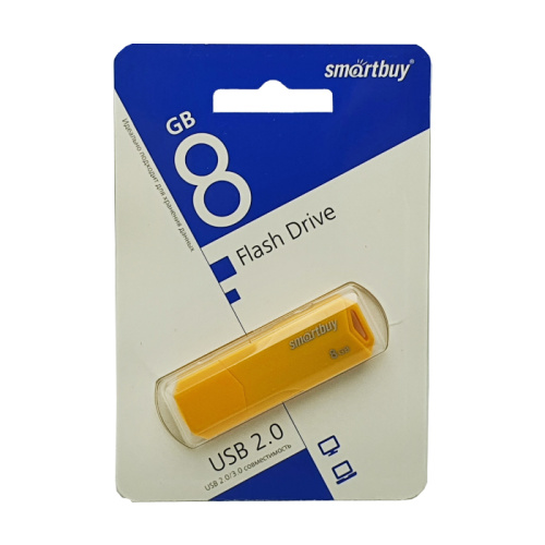 8gb usb smartbuy clue жёлтый
