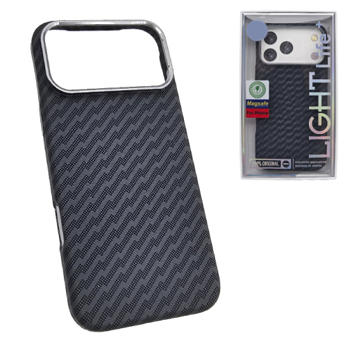 Чехол-крышка #47 light zig zag (magsafe) для iphone 17 pro черный