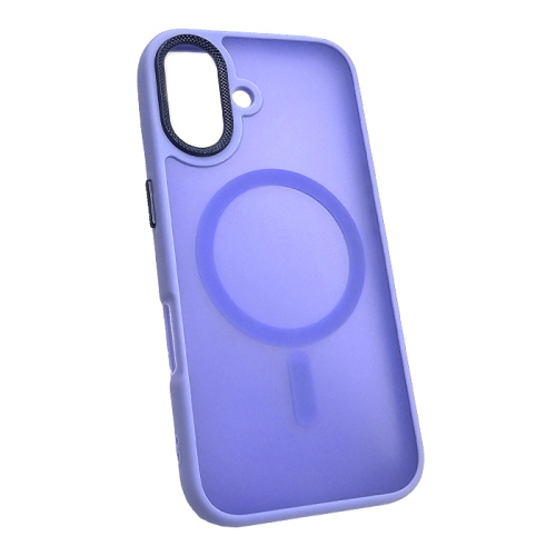 Чехол крышка magnetic collection mil-std для iphone 16 сиреневый