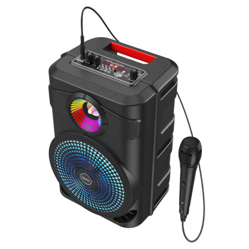 Акустическая колонка hoco bs46 karaoke wireless speaker черная 