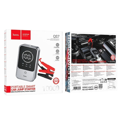 Пусковое устройство для автомобиля hoco qs7 10000mah 