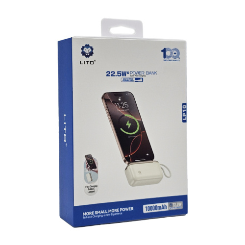 Пзу lito lp10 10000mah 22.5w белая