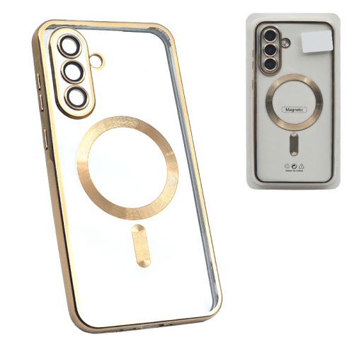 Чехол-крышка #52 magnetic для Samsung a36/a56 золотистый