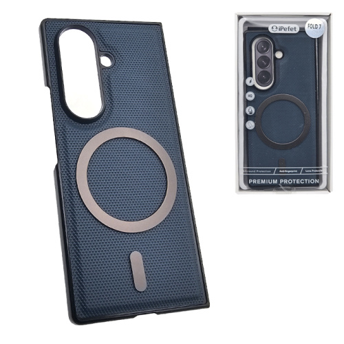 Чехол-крышка #6 ipefet magsafe для Samsung fold 7 синий