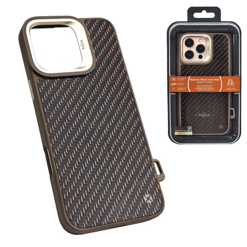 Чехол-крышка kajsa carbon fiber для iphone 16 pro max desert