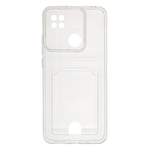 Чехол-силикон card holder xiaomi redmi 10a прозрачный
