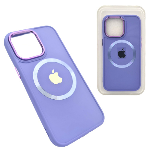Чехол-крышка beauty magnetic для iphone 13 pro сиреневый