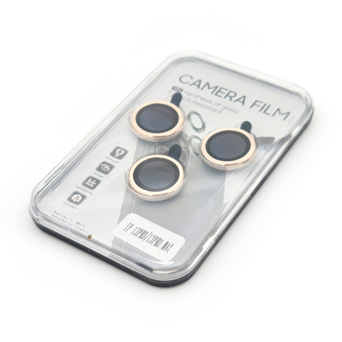 Стекло защитное на камеру camera film 13pro/13pro max в упаковке золотое