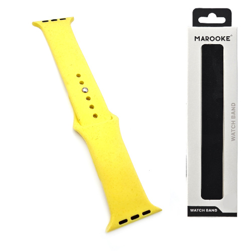Ремешок marooke watchband силиконовый (42/44/45/49мм) желтый s