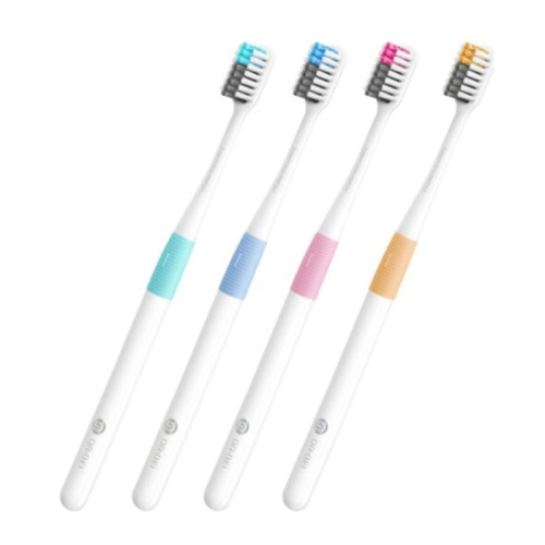 Набор зубных щеток xiaomi doctor b bass method toothbrush 4шт (3096)