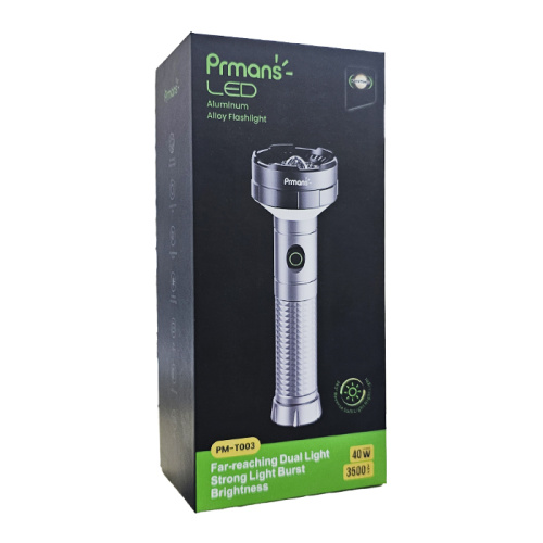 Фонарь pm-t003 40w (3500mah)