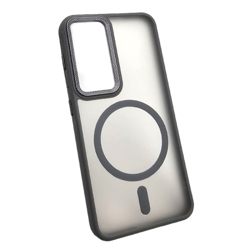 Чехол-крышка #83 magnetic collection mil-std для Samsung s23 серый