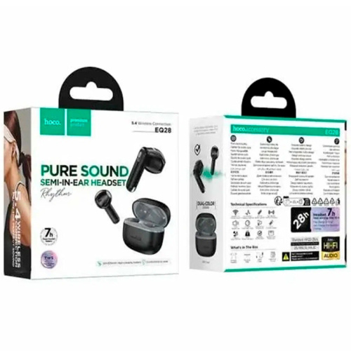 Hoco tws eq28 черные