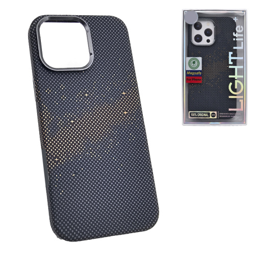 Чехол-крышка #47 light pixel star (magsafe) для iphone 15 pro max серый