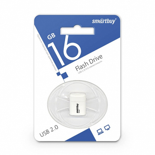 16gb usb smartbuy lara белая