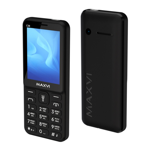 Тел.maxvi c38 черный (eac)