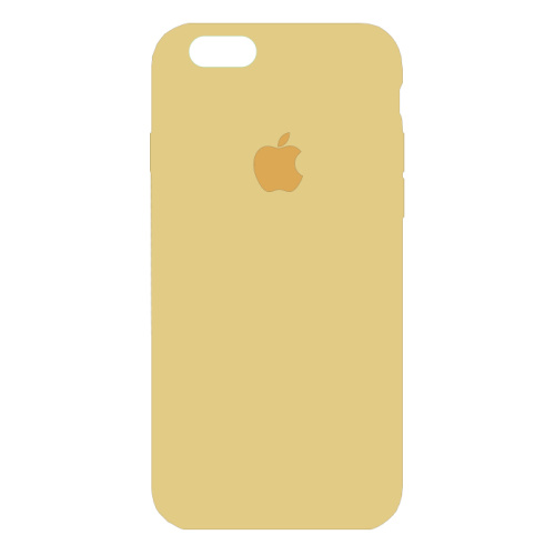 чехол-силикон silicone case NEW для iphone 6/6S zxc04 желтый