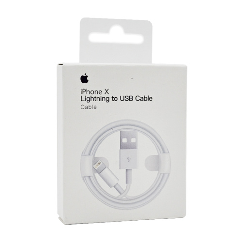 Кабель usb на lightning iphone x белый (r)